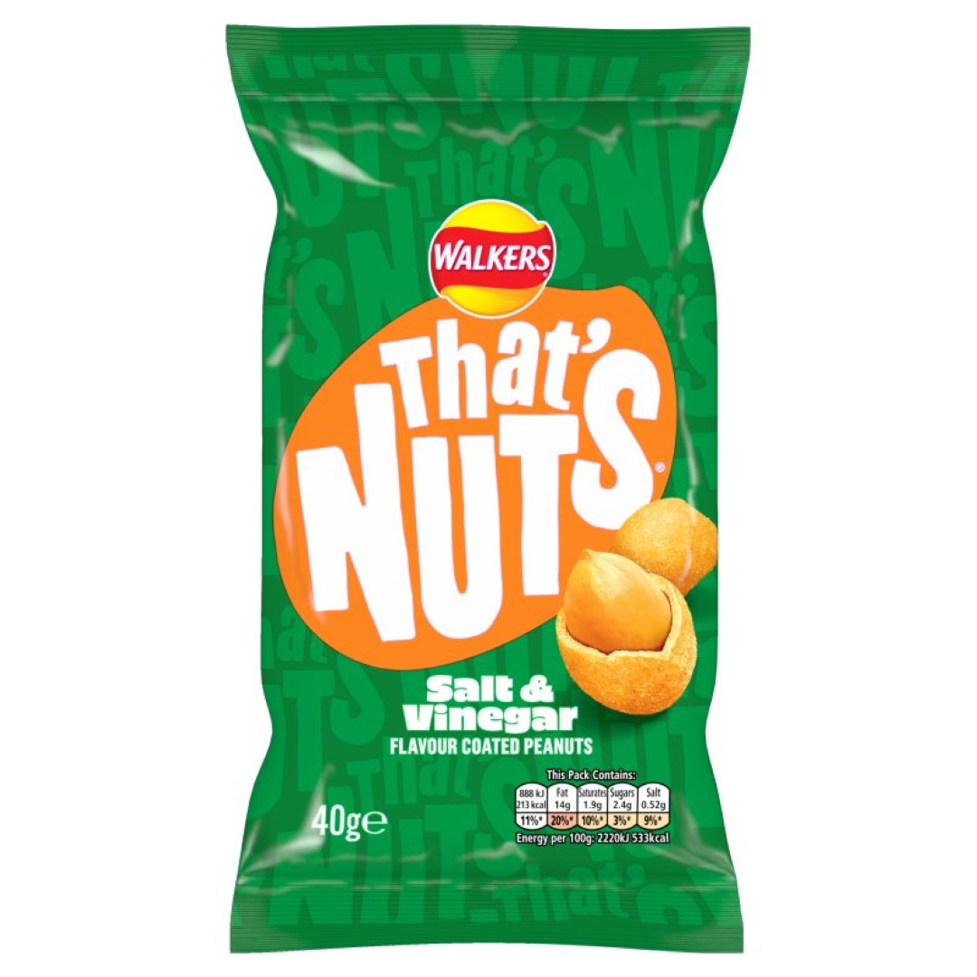 WHAT NOTS SALT & VINEGAR CONES 40G
